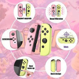 sticks Switch Joy Pad Joy Con Joy Cons Switch OLED Joycons Wireless controller Joystick Bluetooth Gamepad with Straps for Nintendo J240507