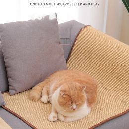 Scratchers Couch Cat Scratch Protect Mat Cat Scratcher Sisal Sofa Mats Furniture Protector Cat Scraper for Cats Tree Scratching Post