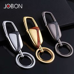 JOBON New Fashion Fashion China Supplier Metal Car Key Chain Zinc Alloy Electroplate With Gift Box For Men