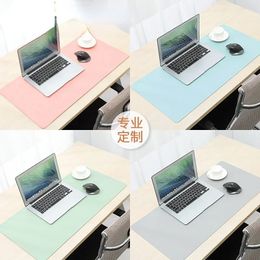 Portable PU Mouse Pad Double Side Leather Mousepad Waterproof Keyboard Table Cover Easy Clean Protective Laptop Mat PC Home