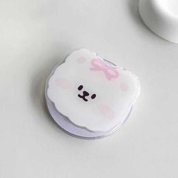 Cell Phone Mounts Holders Korean Cute CartoonPink Puppy Magnetic Holder Grip Tok Griptok Phone Stand Holder Support For iPhone For Pad Magsafe Smart Tok