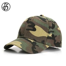 Ball Caps FS Children Kid Camo Hat Outdoor Sport Camouflage Baseball Cap For Boys Girls Snapback Hip Hop Caps Breathable Mesh Trucker Hats Y240507