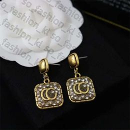 Classic Pearl Designer Jewelry Earrings Stud Luxury Cucci Cap Earing Small Heart Vintage Gold Plated Tiffanyjewelry Fashion Cucci Earring Jewelry Woman 858