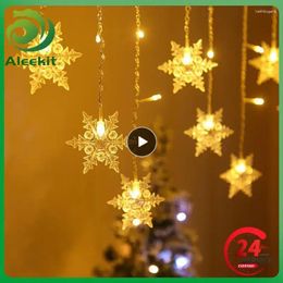 Strings Christmas Decorative Colored Lights 4 Colors Creating A Festive Atmosphere Energy Saving High Brightness Anti Corrosion