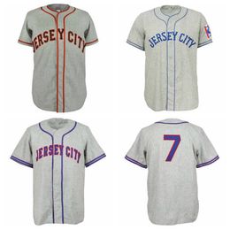 Jersey City Giants 1950 Beyzbol Forması Erkek Kadın Gençlik Özel Herhangi Bir İsim ve Sayı Ücretsiz Boyut S-4XL 156W