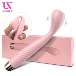 Beginner G-Spot Vibrator for Women 8 Seconds to Orgasm Finger Shaped Vibes Nipple Clitoris Stimulator Sex Toys for Adult Female 240506