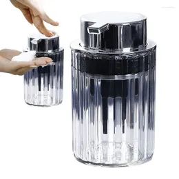 Liquid Soap Dispenser Push-type Plastic Press Foaming Bottle Shampoo Shower Gel Container Sparkling Bathroom Supplies