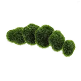 Decorative Flowers Plant Wall Decoration Faux Moss Stone Artificial Stones Rocks Simulated For Fake Green