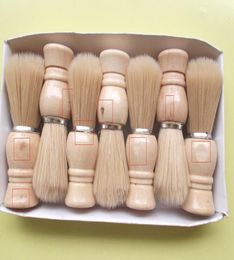 Clearance Grade B wood handle appearance Shave Shaving Brushes with long bristle hair beard razor mustache Barber Tool Face C1082814