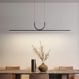 Chandeliers Modern Simple LED Ceiling For Table Dining Room Kitchen Island Chic Pendant Lamp Home Decor Hanging Lighting Fixture