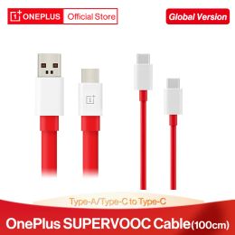 Converters Original OnePlus SUPERVOOC TypeA to TypeC/TypeC to TypeC Cable 100cm For OnePlus 8 8T 9 9 Pro 10 Pro 10R Nord CE 2 Lite 2T