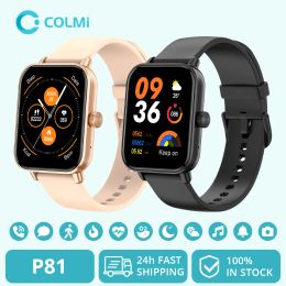 Watches COLMI P81 Voice Calling Smart Watch Ultra 1.9 inch Screen 24H Health Monitor 100+ Sports Modes 100+ Watch Faces Smartwatch