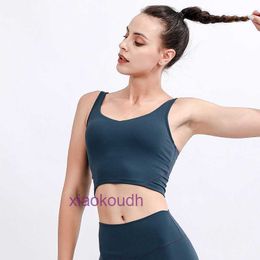 Fashion Ll-tops Sexy Women Yoga Sport Underwear Underwear Vest Womens Nesa Medium Mold Cup Blue One Size Full Non Modifiable Sports