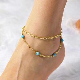 Anklets Love Anklet For Women Creative Colourful Bohemian Beads Trend Women's Play Party Ankle Gift Jewellery Factory Outlet 2024