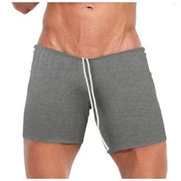 Men's Shorts Plus Size Sexy Lace Up Holiday Casual 3 Minute Pants Running For Men