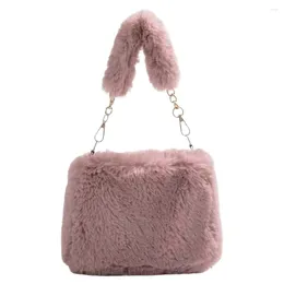 Totes Women Plush Tote Handbag Casual Fuzzy Crossbody Bag Versatile Fluffy Shoulder Soft Cute Fall Winter Female Purse