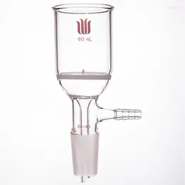 Sand Core Bush Funnel With Grinding Joint 15mL 30mL 60mL 100mL 150mL Lower 24/40 Borosilicate Glass F36