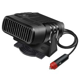 Upgrade New Portable 12V/24V Fan 2 IN 1 Cooling Heating Auto Windshield Defroster Car Anti-Fog Heater Dryer
