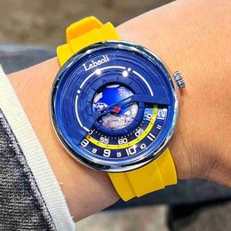 Labaoli/Labaoli Earth Personalised Watch Trendy Cool Fashion Quartz Mens Fangsheng Clock