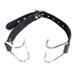 Products Harness Gag Spreader Bdsm Open Mouth Gags Metal Claw Hook Force For Women Couples Slave Bondage Wips Erotic Oral Sex Accessories