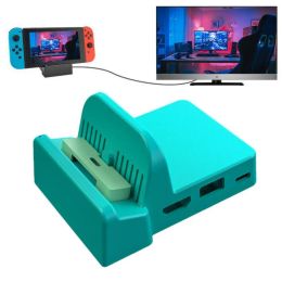 Racks Nintendo Switch TV Base Shell Portable DIY Charging Dock Cooling Stand Holder Docking Station for NS Switch