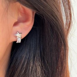Stud Earrings Minimalist Star Meteor Tassel Vintage Sweet Cool Y2k Pentagram Earings For Women Girls Ear Rings Party Jewellery