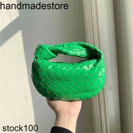 Handbags Tote Jodie Venetabottegs Bag Designer Buy Knotted Woven Parrot Green Classic Horn One Shoulder Portable Womens D7wz Bags