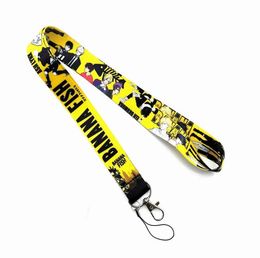 Anime Designer BANANA FISH Lanyard For Key chain ID Card Cover Pass Mobile Phone USB Badge Holder Key Ring Purse Neck Straps Acces6554974