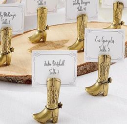 200PCS Festive Party Supplies Western Country Boot Place Card Holders Wedding Decoration Gifts Party Table Supplies7813311