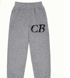 Mens Pants Winter New Letter Jacquard Cole Buxton Knit Trousers Men Women High Quality Oversize Loose design 5531ess