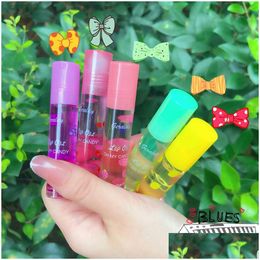 Lip Gloss Transparent Fruit Nutritious Natural Colour Change Jelly Liquid Lipstick Moisturising Lipgloss Cute Oil 20Pcs Drop Delivery H Dhll1