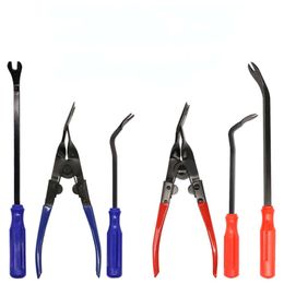 Upgrade Trim Clip Pliers Blue/Red 3PCS for Door Panel Dashboard Removal Arrival Car Headlight Repair Installation Tool