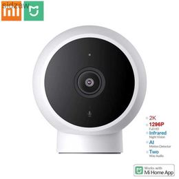 Mini Cameras Mijia Intelligent IP Camera 2K 1296P WiFi Night Vision Bidirectional Audio AI Human Detection Network Camera Video Camera Baby Safety Monitor WX