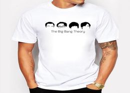 New Sundry Hairstyle Eyebrows Comical T shirt Men Funny Cotton Short Sleeve Top The Big Bang Theory Tshirt For Men Clothing2885193