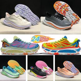 2024 Desigher Shoes Shoes One Bondi 8 Running Shoes Womens Platform Sneakers Clifton 9 Men Blakc White Harbour Mens Women Trainers Runnners free shipping