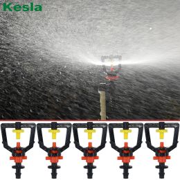 Decorations KESLA 5PCS Greenhouse 360 Refraction Micro Nozzle Garden Drip Irrigation Misting System Hanging Humidifier Sprayer w 4/7mm Barb