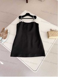 Designer women's casual dress Black Fragrant Wind Dress for Women's 2024 Summer New High end Light Luxury Exquisite Bow Dress