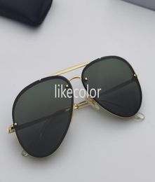 Double bridge suspension lens Sunglasses Women Men Coating Mirror Des Lunettes Soleil UV400 ProtectionWith Original Case Oculos De5218001