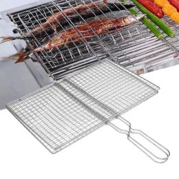 Accessories Barbecue Grilling Basket Grill BBQ Net Steak Meat Fish Net Siz Vegetable