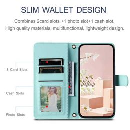 Cell Phone Cases Chequered Leather Wallet Case For Galaxy S24 S23 S22 S21 S20 FE S10 Note 20 Ultra 10 Plus 9 8 Lanyard Flip Phone Cover