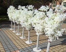 15M 5feet Height white Artificial Cherry Blossom Tree Roman Column Road Leads For Wedding Mall Opened Props1567391