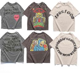 Tshirt Trust God T Shirt Sunday Service Men Women Lucky My I See Ghost Top Tees T2207226362982