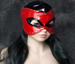 Morease Leather Studed Eye Mask Fetish bdsm Blindfold Erotic bondage Role Play For Woman Couple Sex Toys Product Harness S9241471630