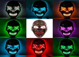 Halloween LED cold light skull mask bar secret room escape05676817