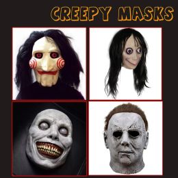 Masks Creepy Halloween Mask Smiling Demons Horror Face Masks The Evil Cosplay Props Party Masquerade Halloween Mask Clothing Accessor