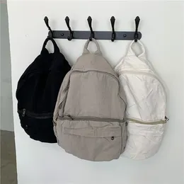 School Bags Korea Trend Handbag Backpack College Canvas Bag Leisure Computer Travel Student Book
