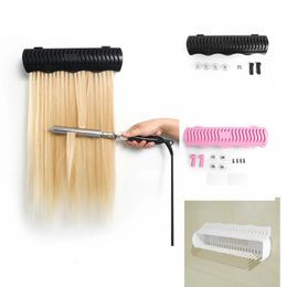 Hair Extension Holder Wigs Display Hair Styling Weaving Wig Storage Rack for Barber Hair Extension Stand 240507