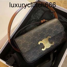 baguette designer cel lady bags Leather wallet underarm bag Real item with 2023 new medieval triumphal arch underarm b 29RX