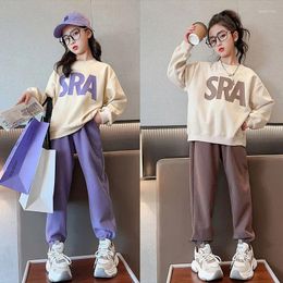 Clothing Sets Girls 2024 Spring Suits Youth Teenage Korean Style Loose Fashionable Trend Two Piece 10 12 14 Years Clothes