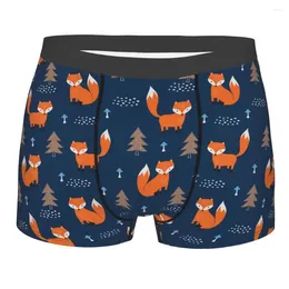 Underpants Novelty Boxer Fir Trees Shorts Panties Briefs Men's Underwear Cute Animal Soft For Male Plus Size